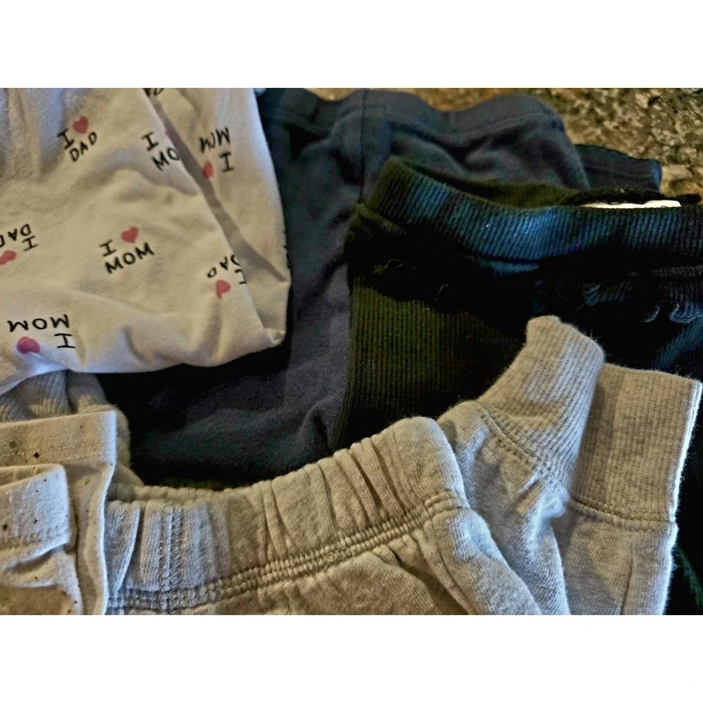 Lot of (4)Carter's Baby Girls Leggings Pants 6M.